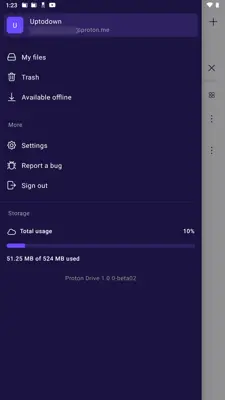Proton Drive android App screenshot 0